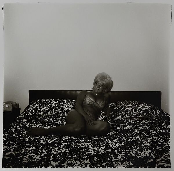 South Bay Singles Club, girl on her bed, Diane Arbus (American, New York 1923–1971 New York), Gelatin silver print 