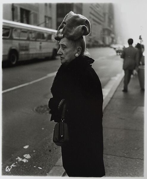 Woman in a floppy hat, N.Y.C., Diane Arbus (American, New York 1923–1971 New York), Gelatin silver print 