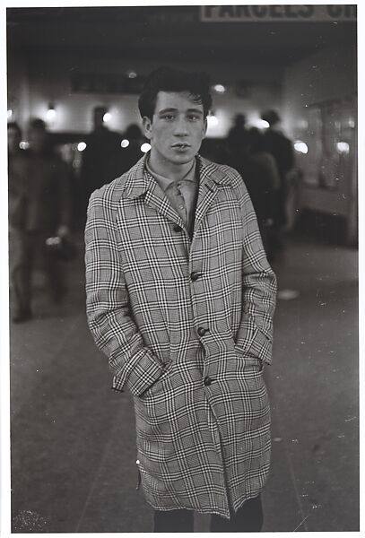 Young man in a plaid coat with a tooth pick, N.Y.C., Diane Arbus (American, New York 1923–1971 New York), Gelatin silver print 