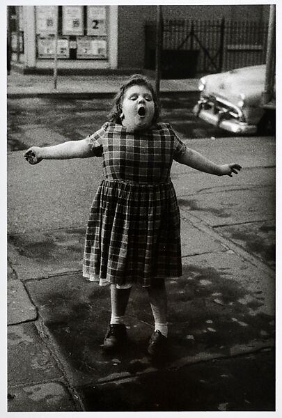 Fat girl yawning, N.Y.C., Diane Arbus (American, New York 1923–1971 New York), Gelatin silver print 