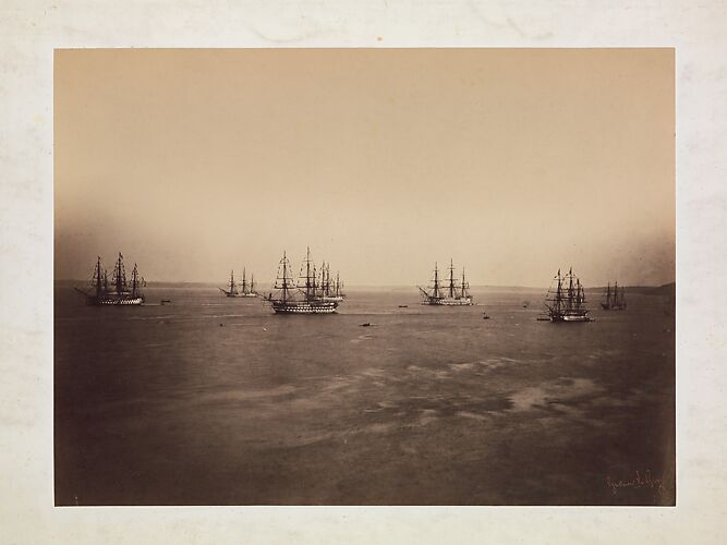 The French and English Fleets, Cherbourg