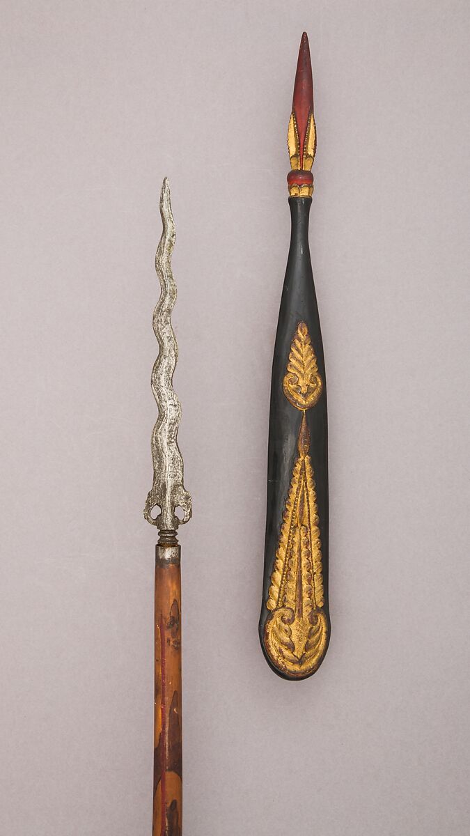 Spear with Sheath, Wood, Balinese 