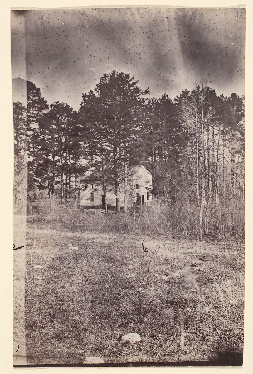 [The Wilderness Battlefield], Unknown (American), Albumen silver print from glass negative 