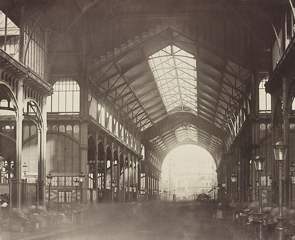 Charles Marville Interior Of Les Halles Centrales The Metropolitan Museum Of Art