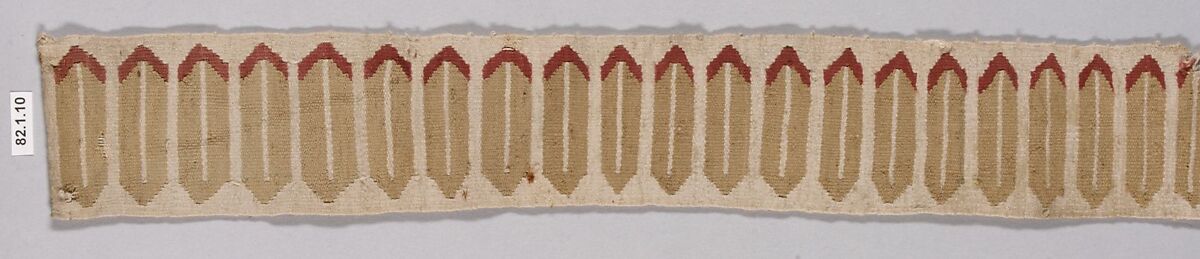 Band Fragment, Camelid hair, Chimú (?)