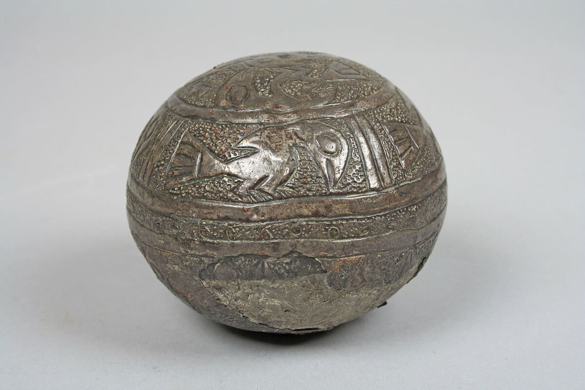 Embossed Ball, Lead, silver, Chincha (?) 