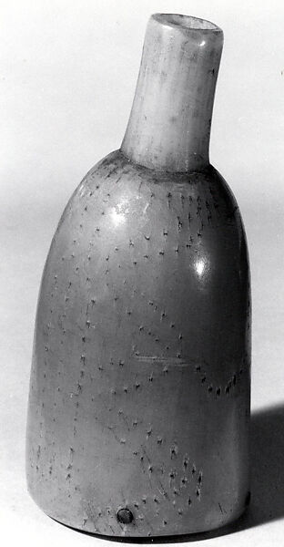 Snuff Vessel, Horn, Tswana or Zulu