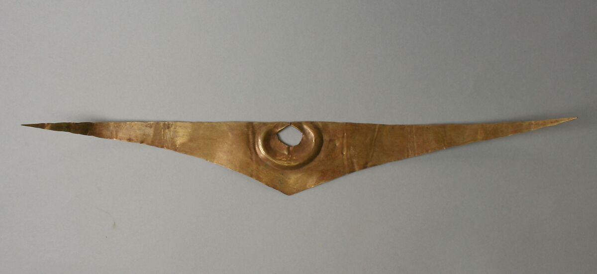 Nose Ornament, Gold, Colombian 