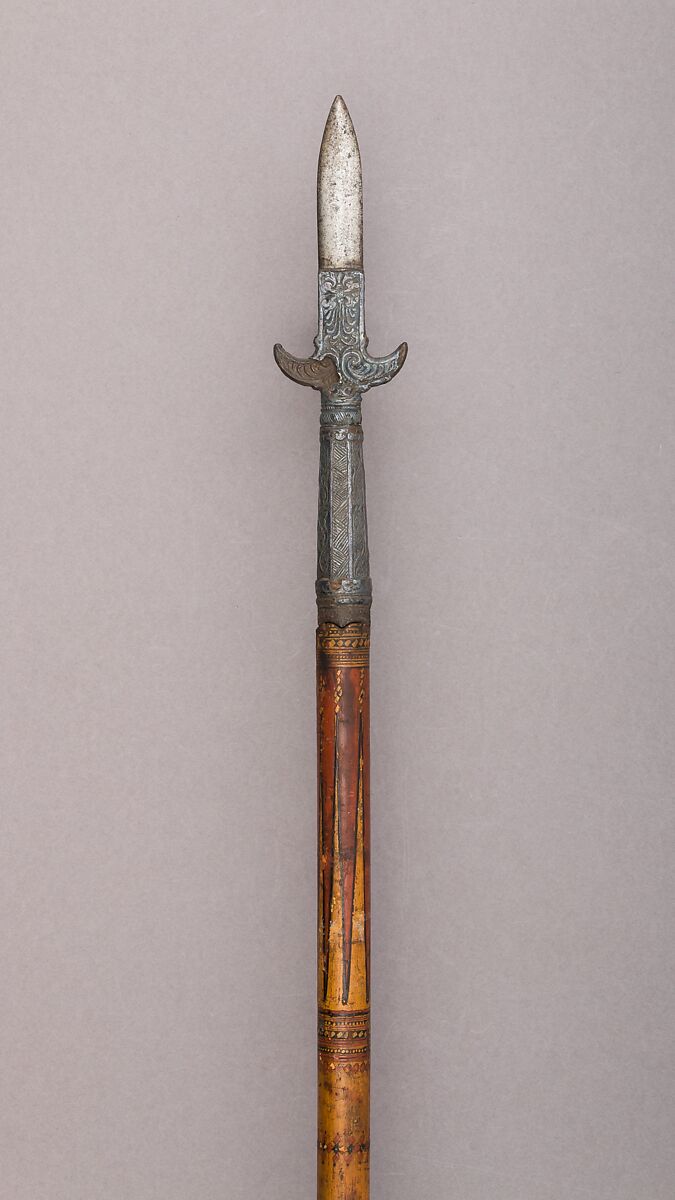 Spear, Steel, silver, iron, Sri Lankan 