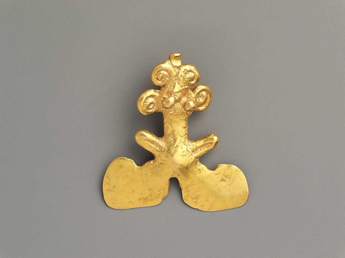 Frog pendant, Gold, Chiriqui 