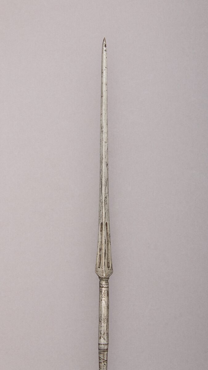 Spear (Sangu), Steel, Indian, Maratha 