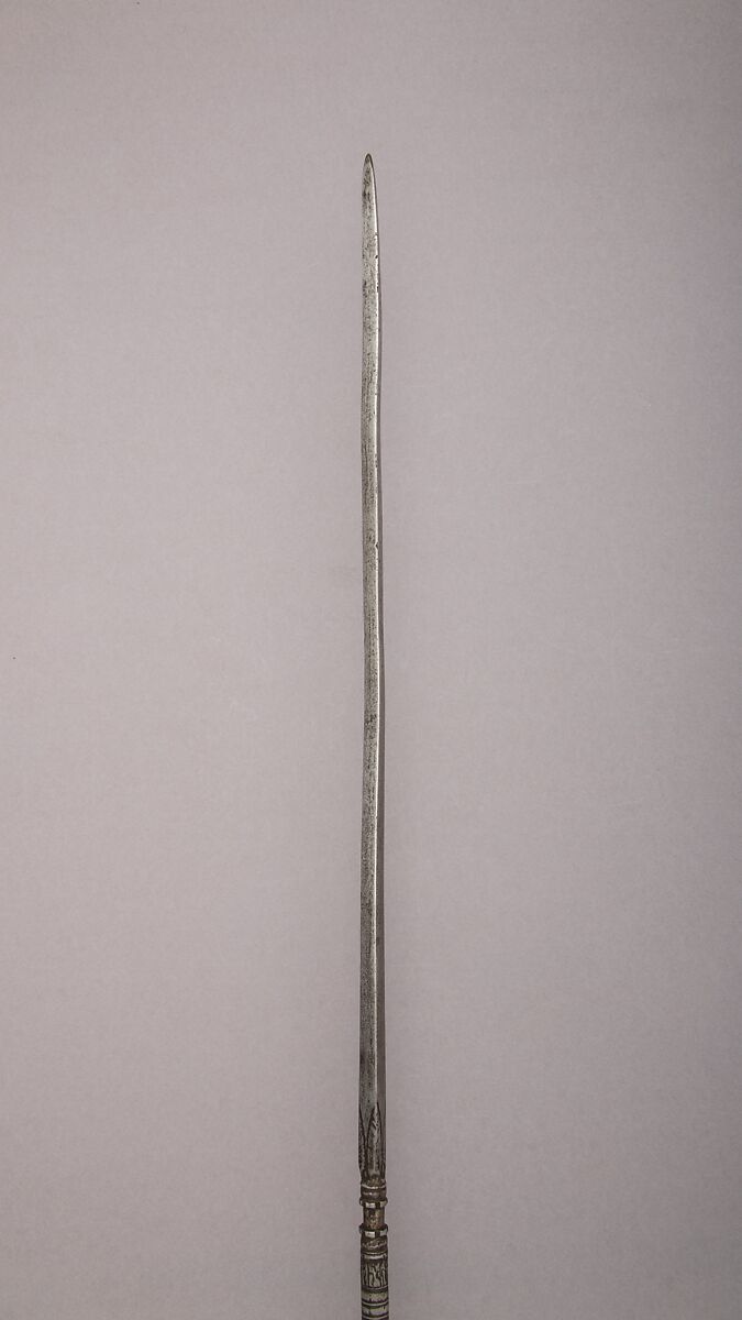 Spear (Sangu), Steel, Indian, Maratha 