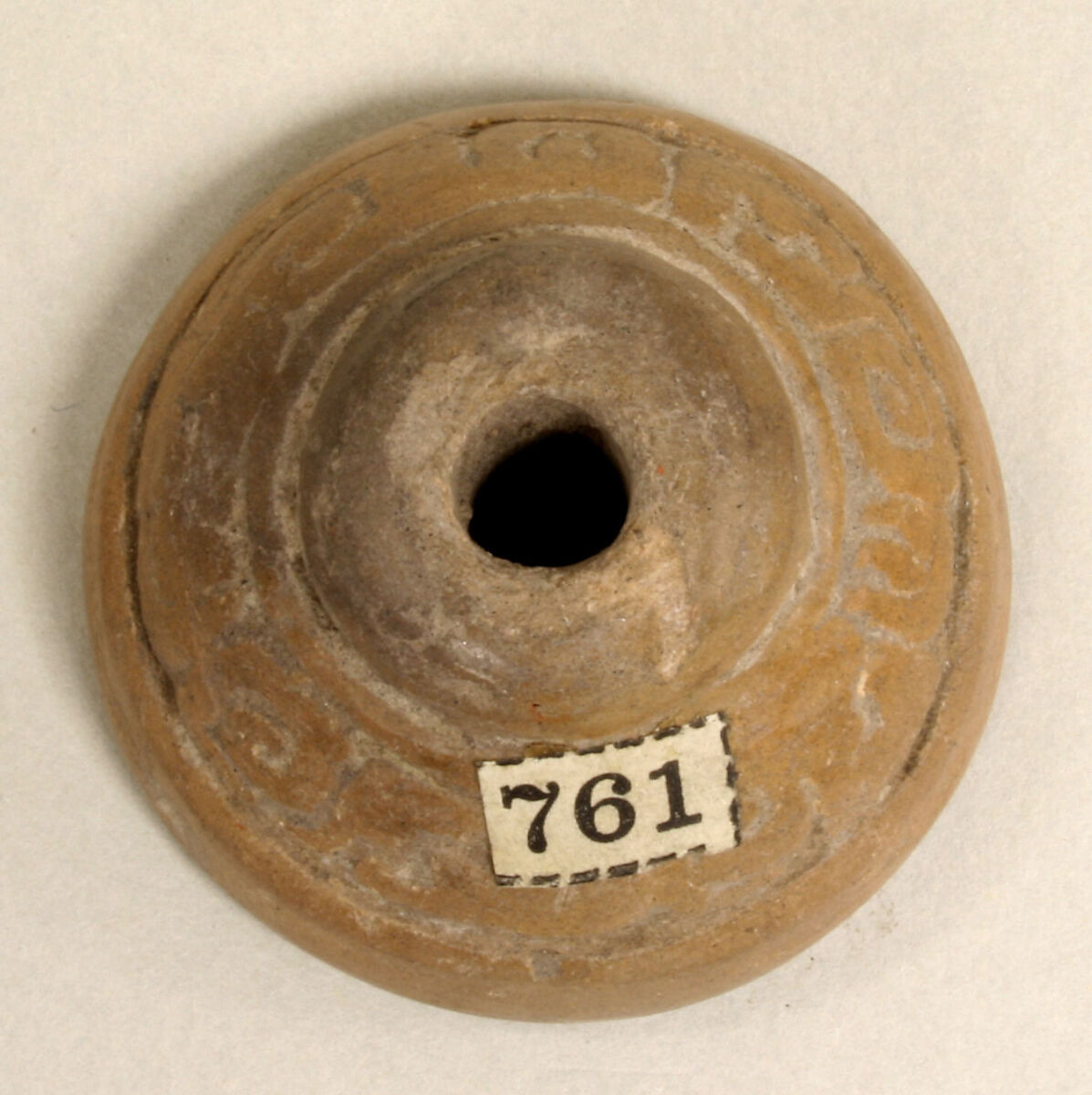 Spindle Whorl, Ceramic, Mexican 