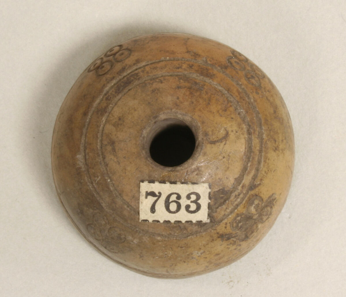 Spindle Whorl, Ceramic, Mexican 
