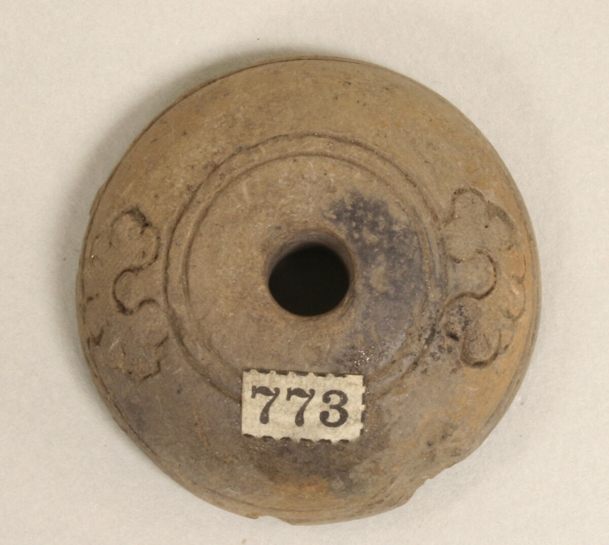 Spindle Whorl, Ceramic, Mexican 