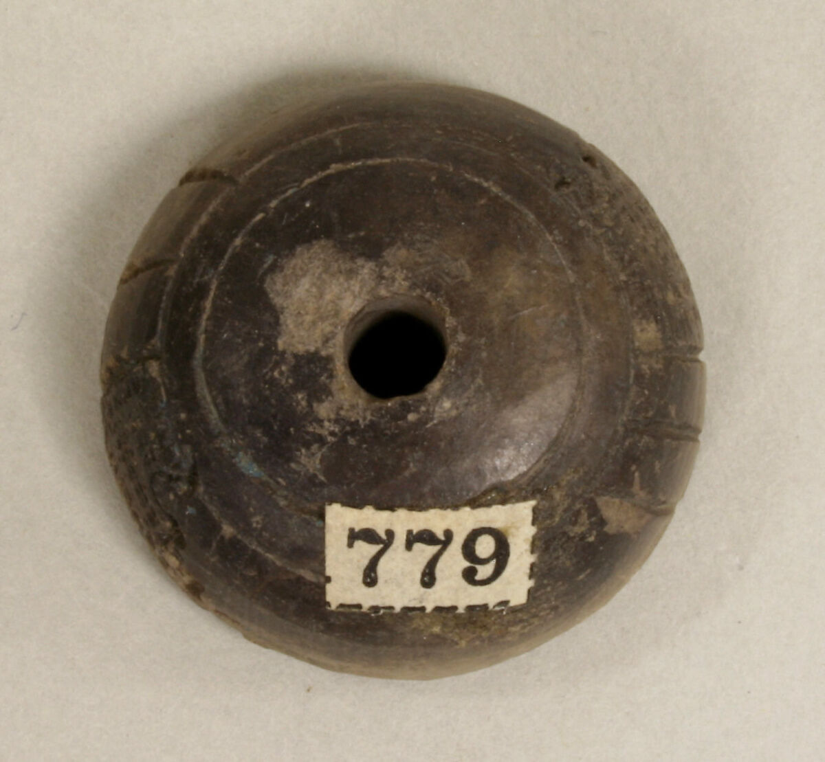 Spindle Whorl, Ceramic, Mexican 
