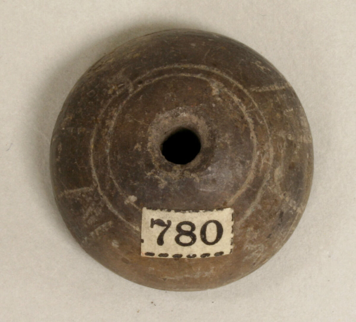 Spindle Whorl, Ceramic, Mexican 