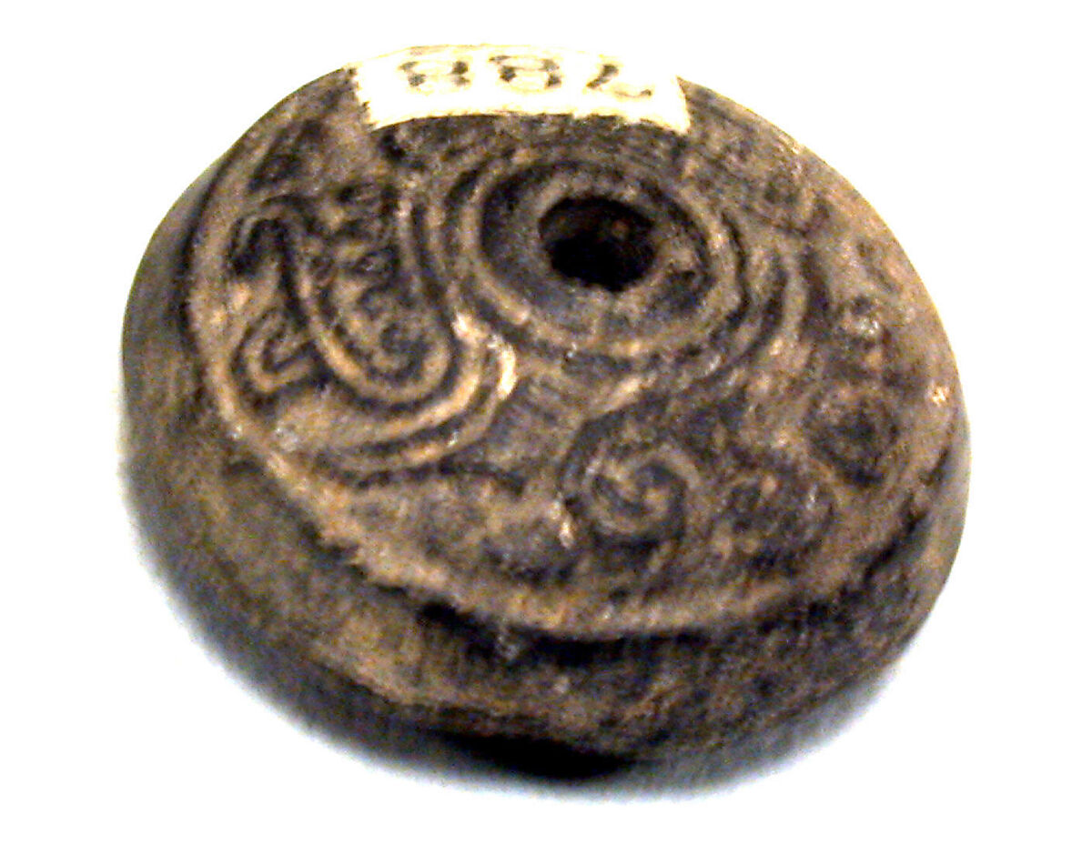 Spindle Whorl, Ceramic, Mexican