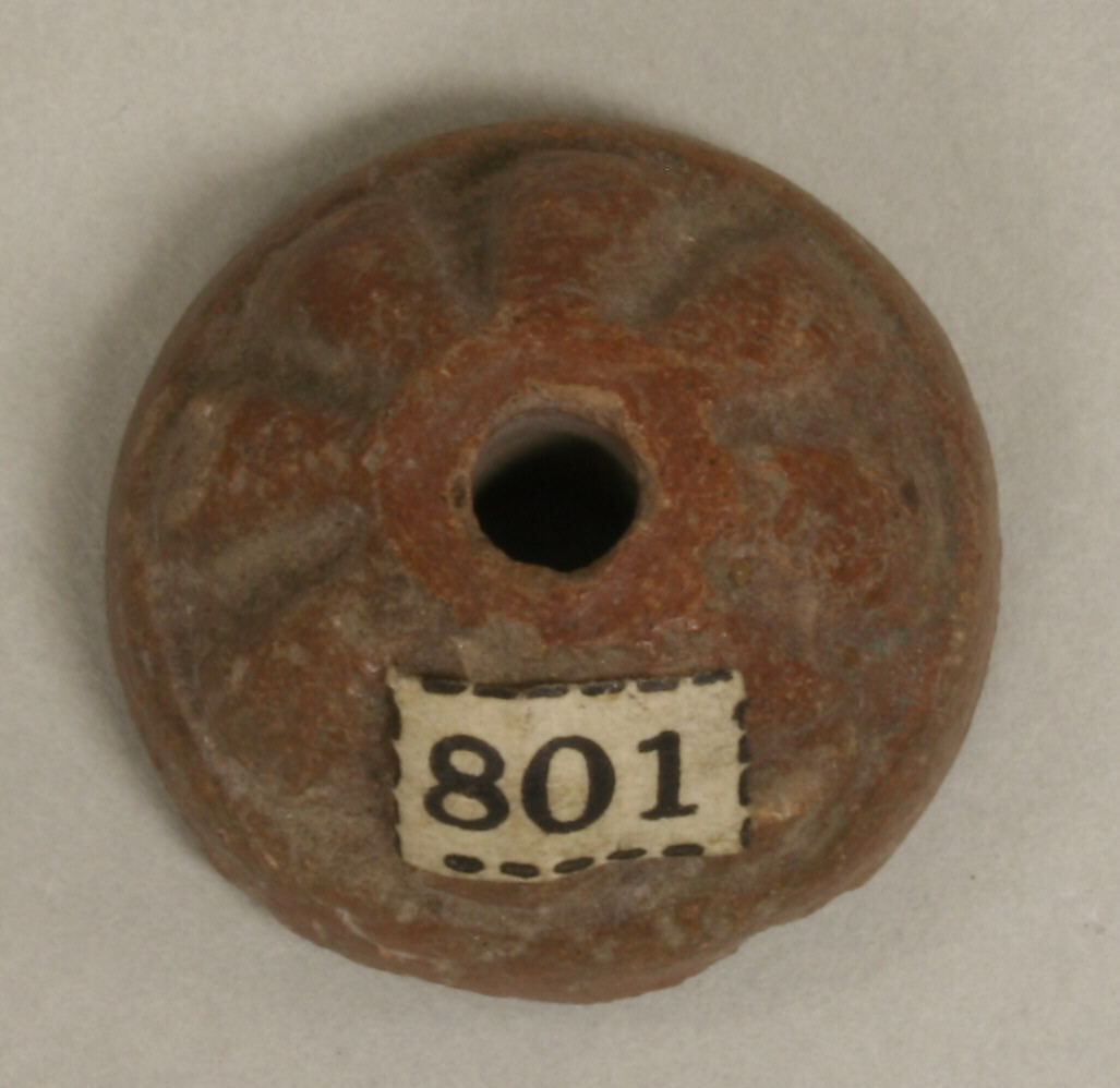 Spindle Whorl, Ceramic, Mexican