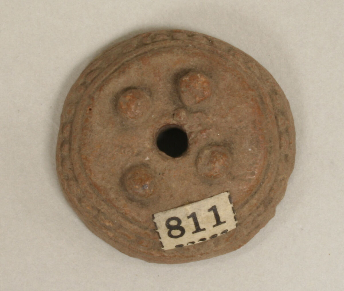 Spindle Whorl, Ceramic, Mexican 