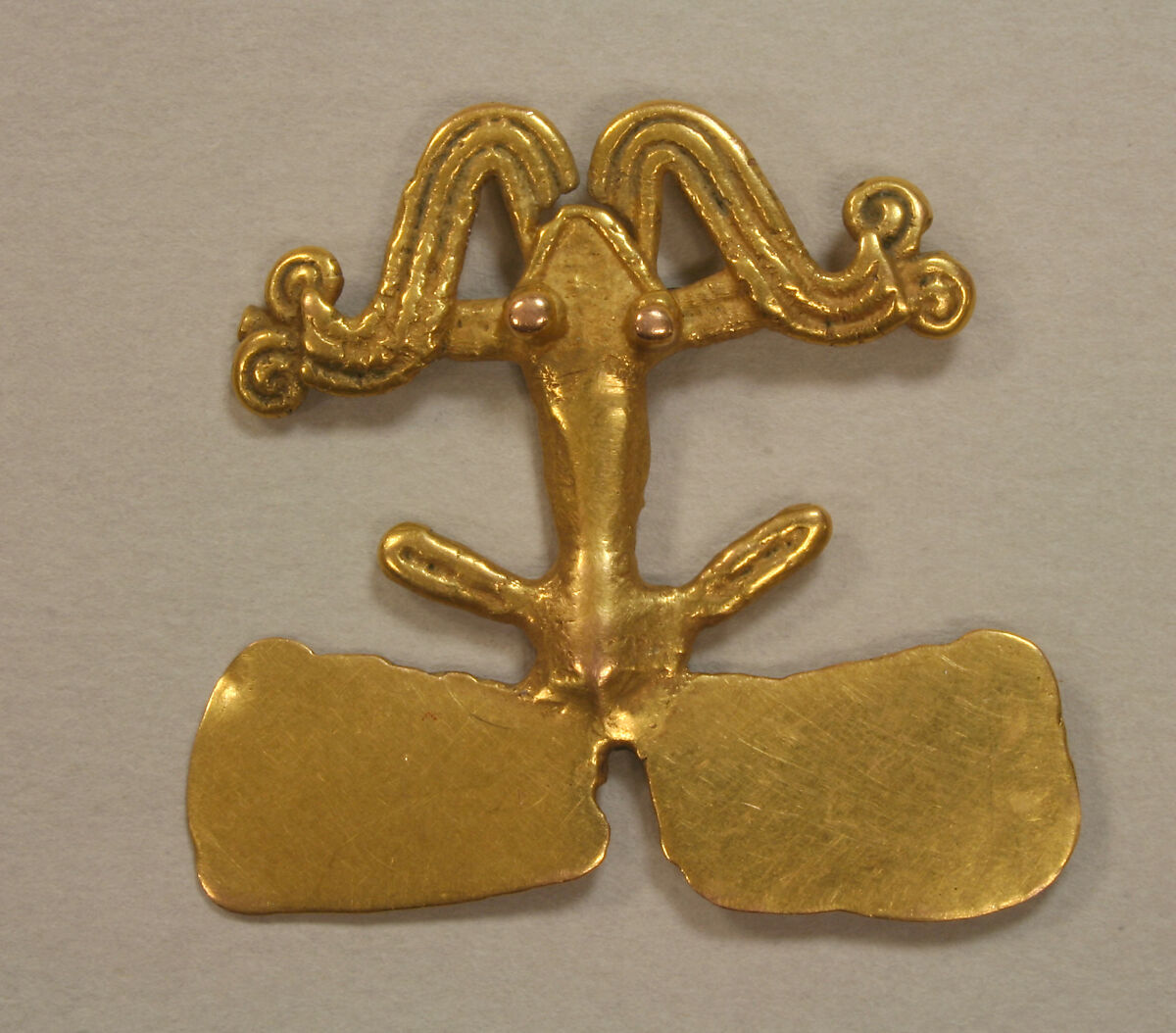 Frog pendant, Gold, Chiriqui 