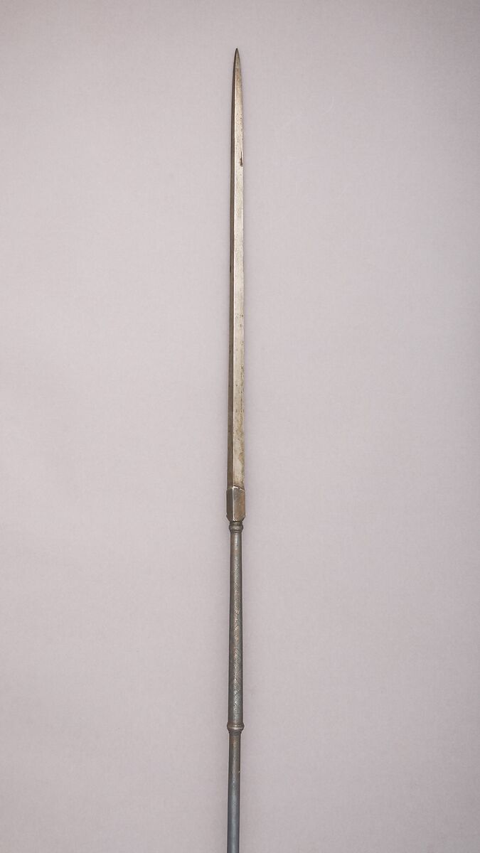 Spear, Steel, silver, gold, Indian, Sindh 