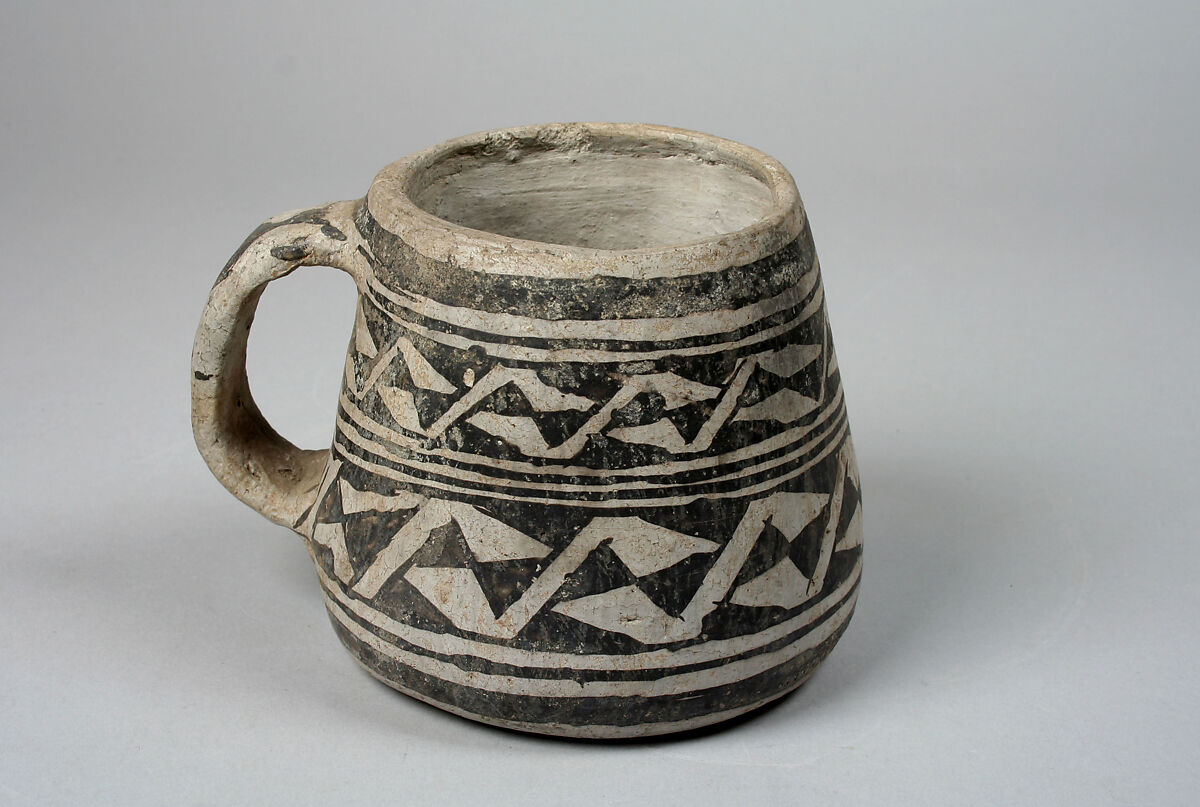 Cup, Ceramic, pigment, Ancestral Pueblo (Mesa Verde) 
