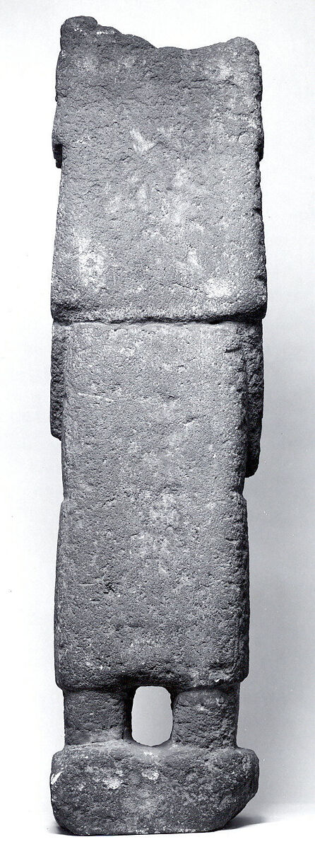 Female Deity, Stone, stucco, Mexica (Aztec)