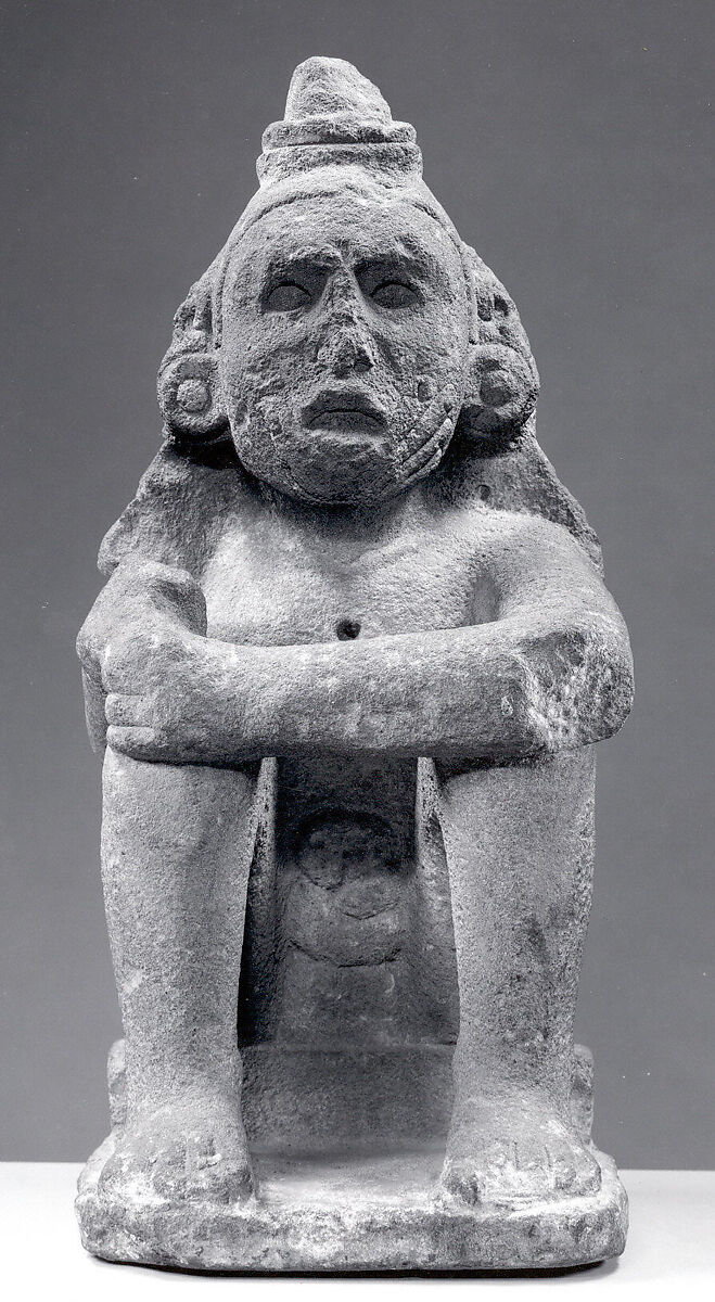 Macuilcoatl, Mexica artist(s), Basalt, stucco, Mexica (Aztec)