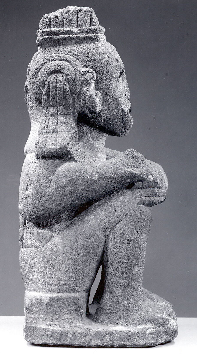 Macuilcoatl, Mexica artist(s), Basalt, stucco, Mexica (Aztec)