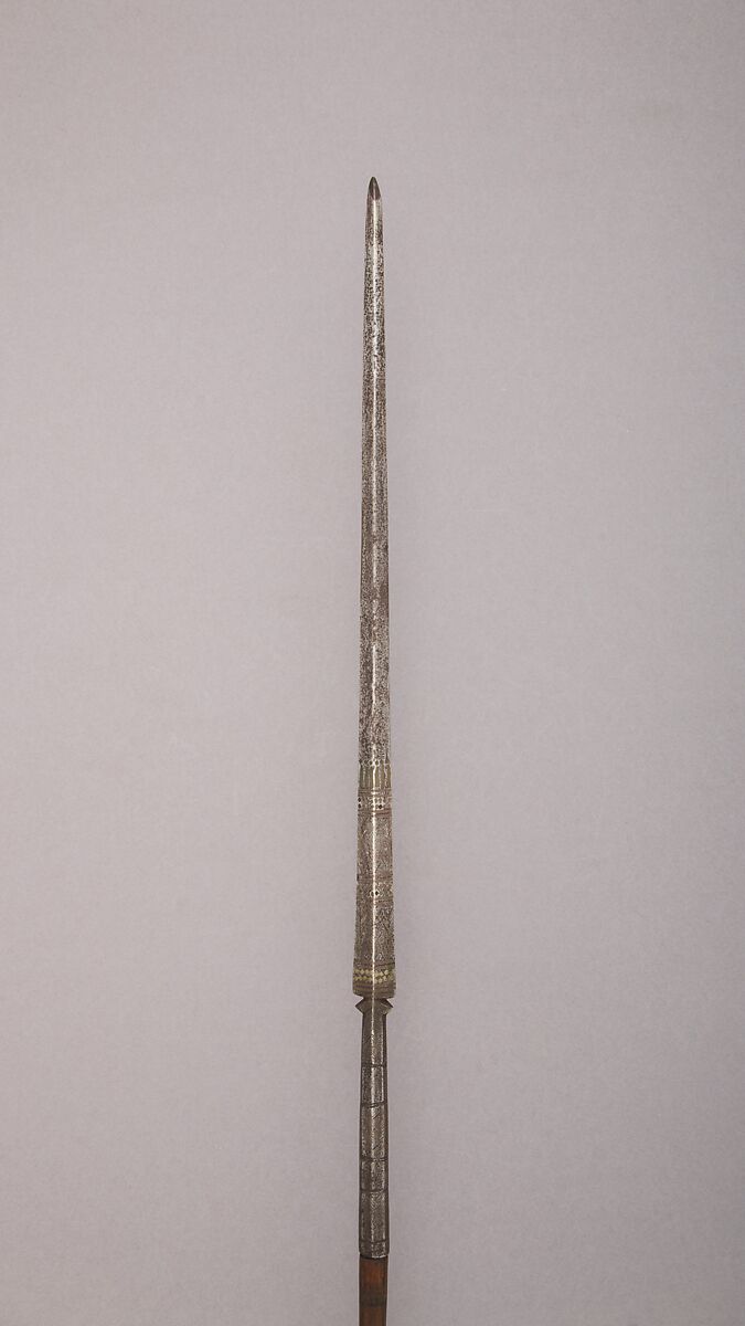 Spear, Steel, brass, probably Saudi Arabian 