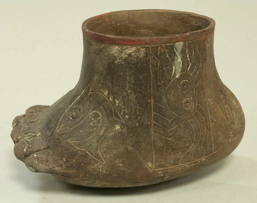 Foot Jar, Ceramic, Paracas