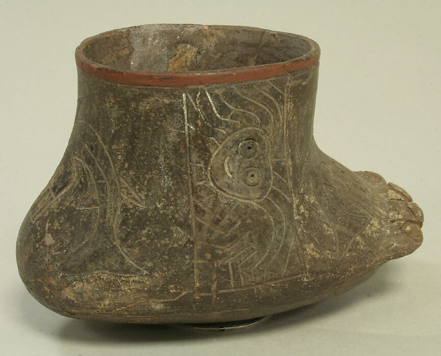 Foot Jar, Ceramic, Paracas