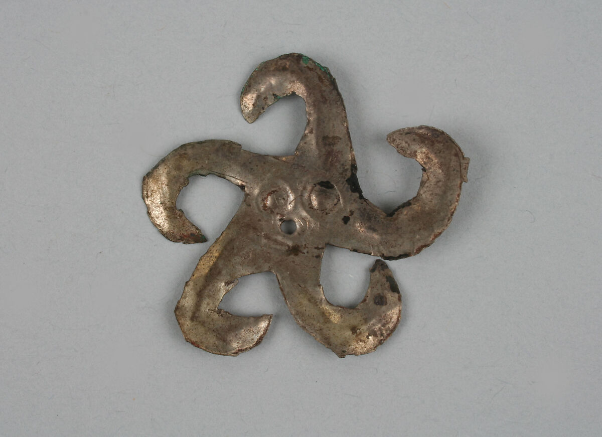Silver Octopus Ornament, Silver, North Coast (?) 