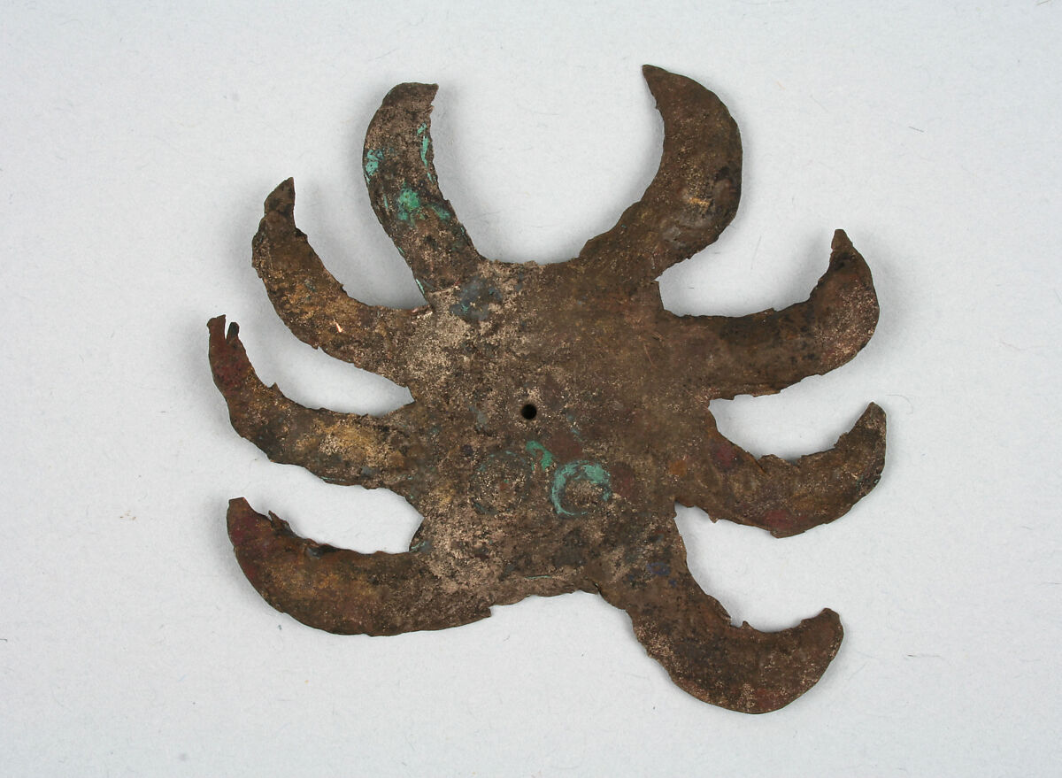 Silver Crab Ornament, Silver, North Coast (?) 