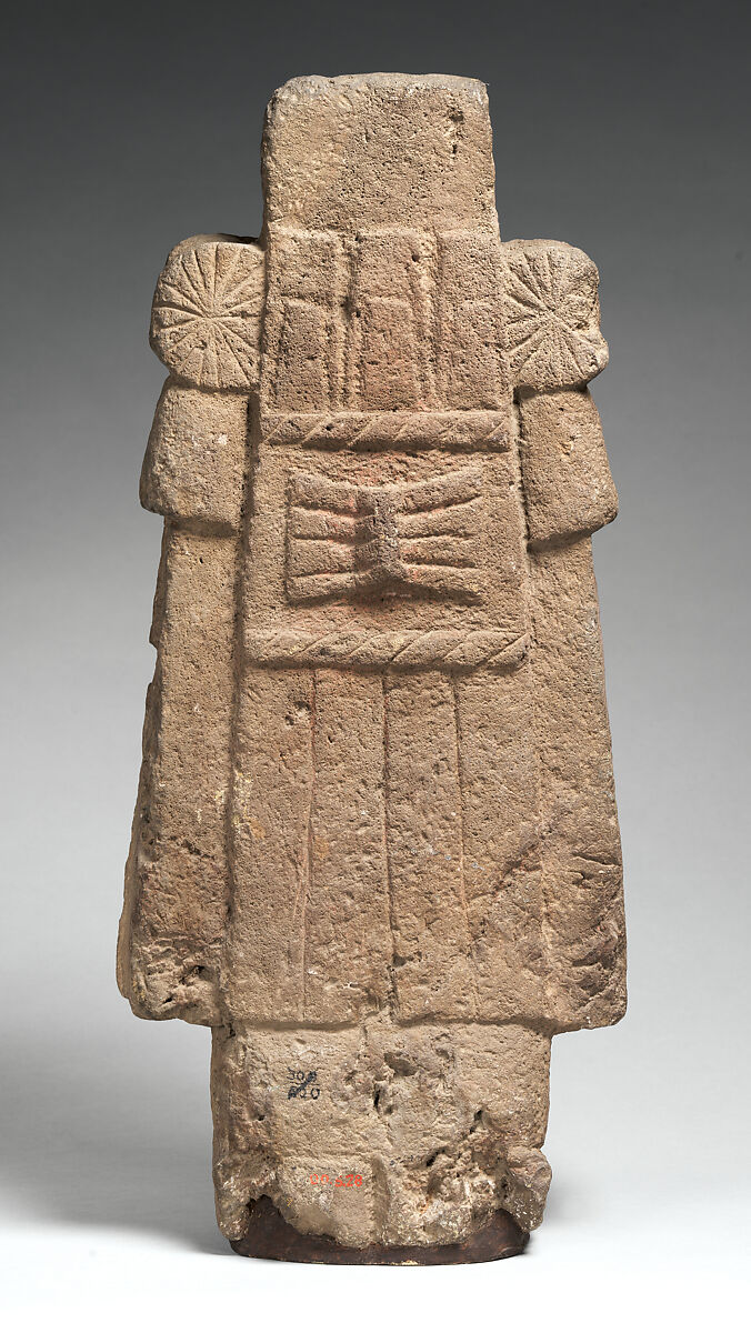 Chicomecoatl goddess, Mexica artist(s), Basalt, Mexica (Aztec)