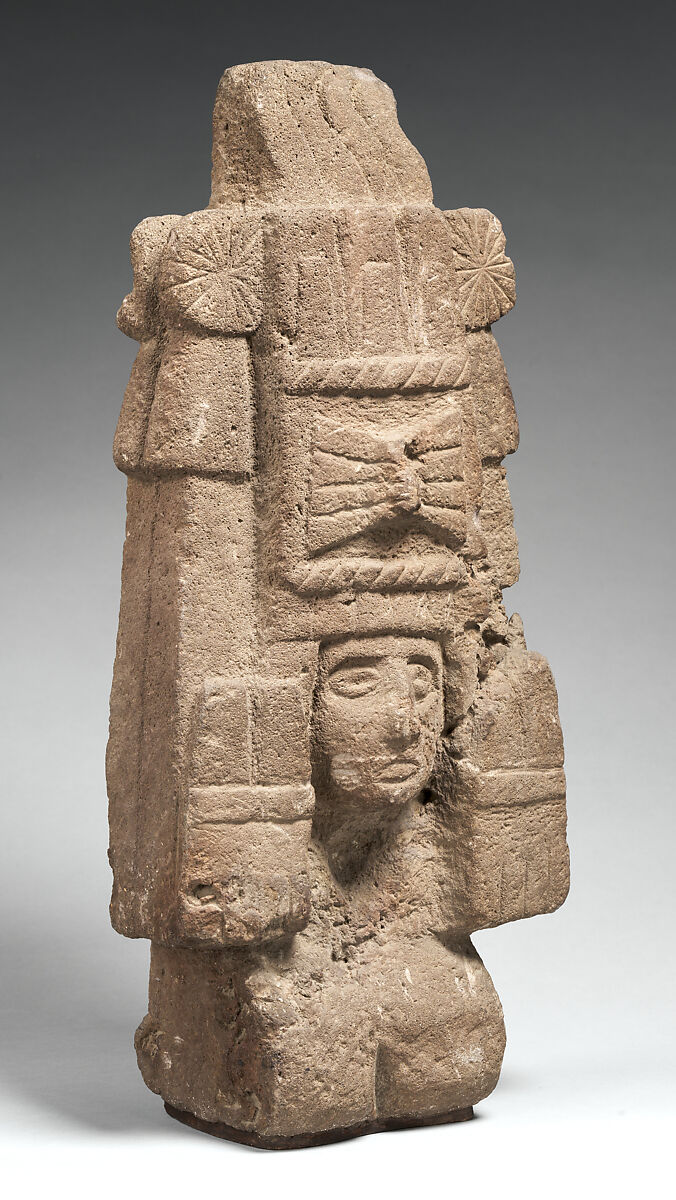 Chicomecoatl goddess, Mexica artist(s), Basalt, Mexica (Aztec)