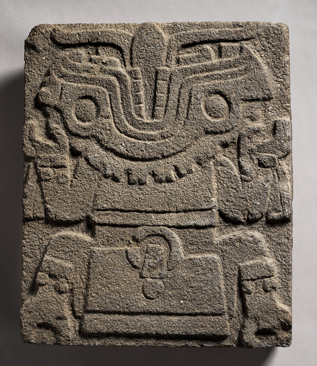 Earth Monster (Tlaltecuhtli), Stone, Aztec 