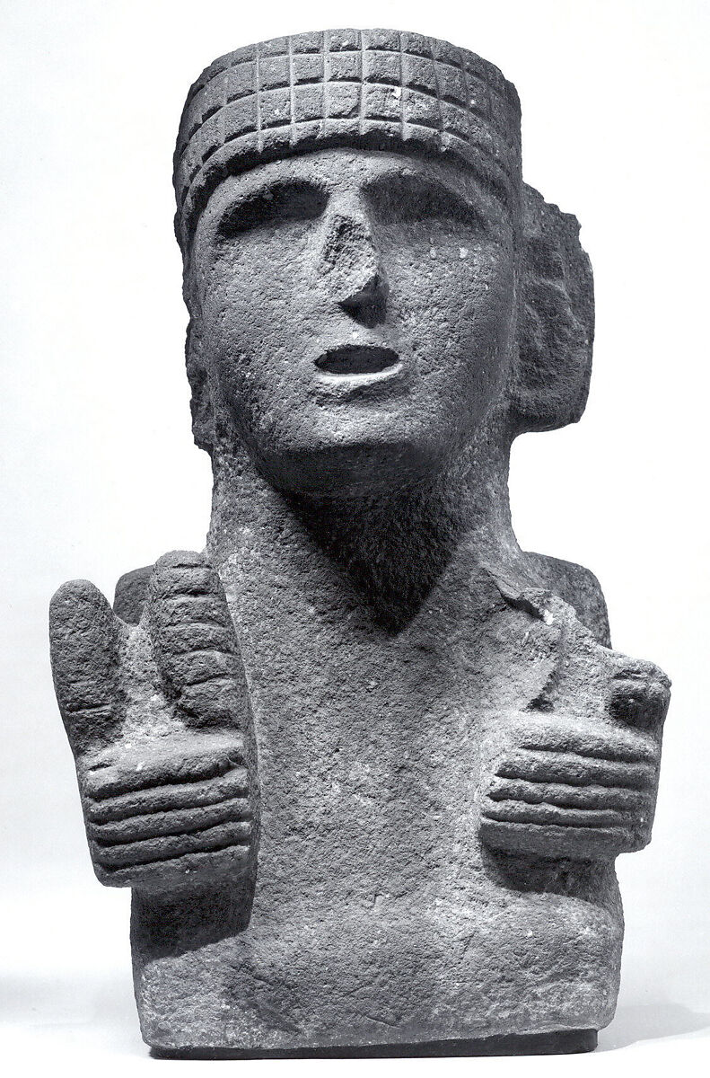 Maize Deity (Chicomecoatl), Basalt, Mexica (Aztec)