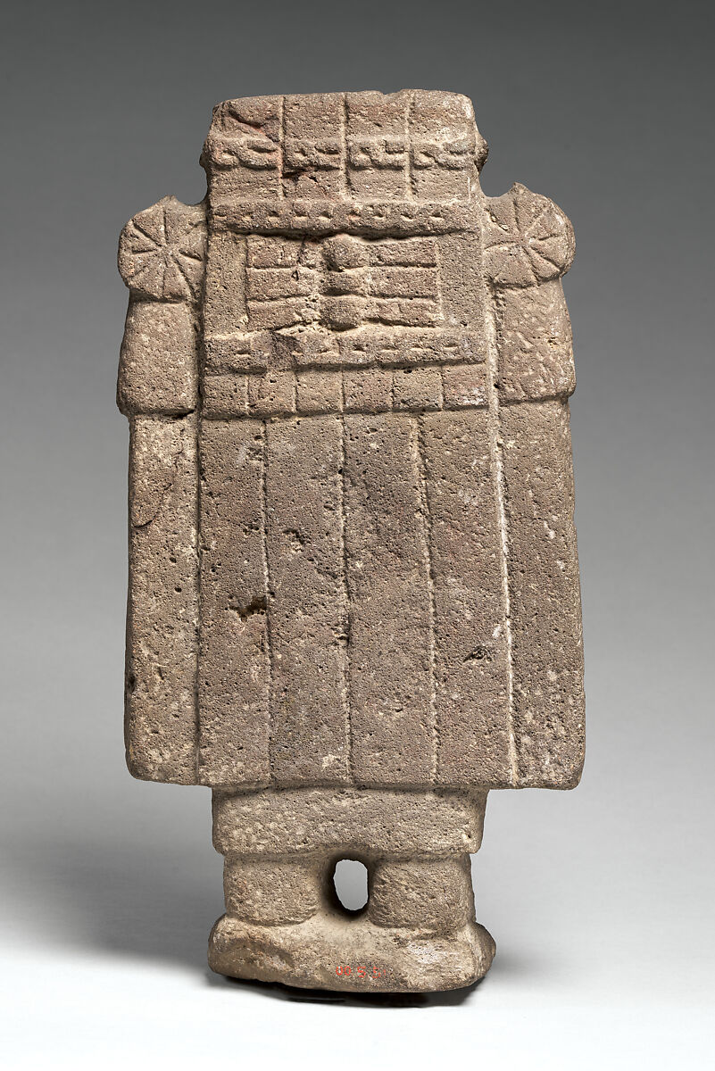 Chicomecoatl goddess, Mexica artist(s), Basalt, Mexica (Aztec)