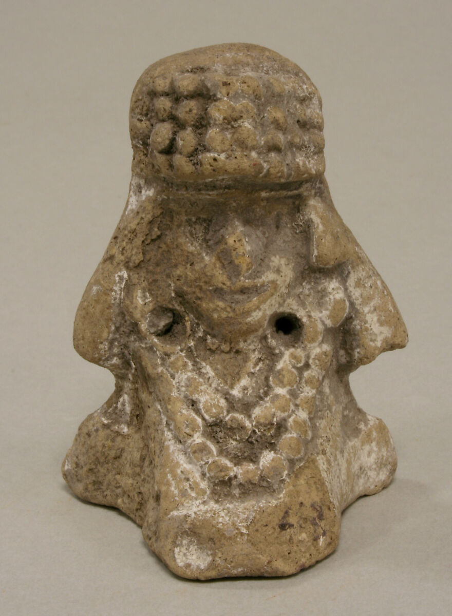 Seated Female with Headdress, Ceramic, Aztec 
