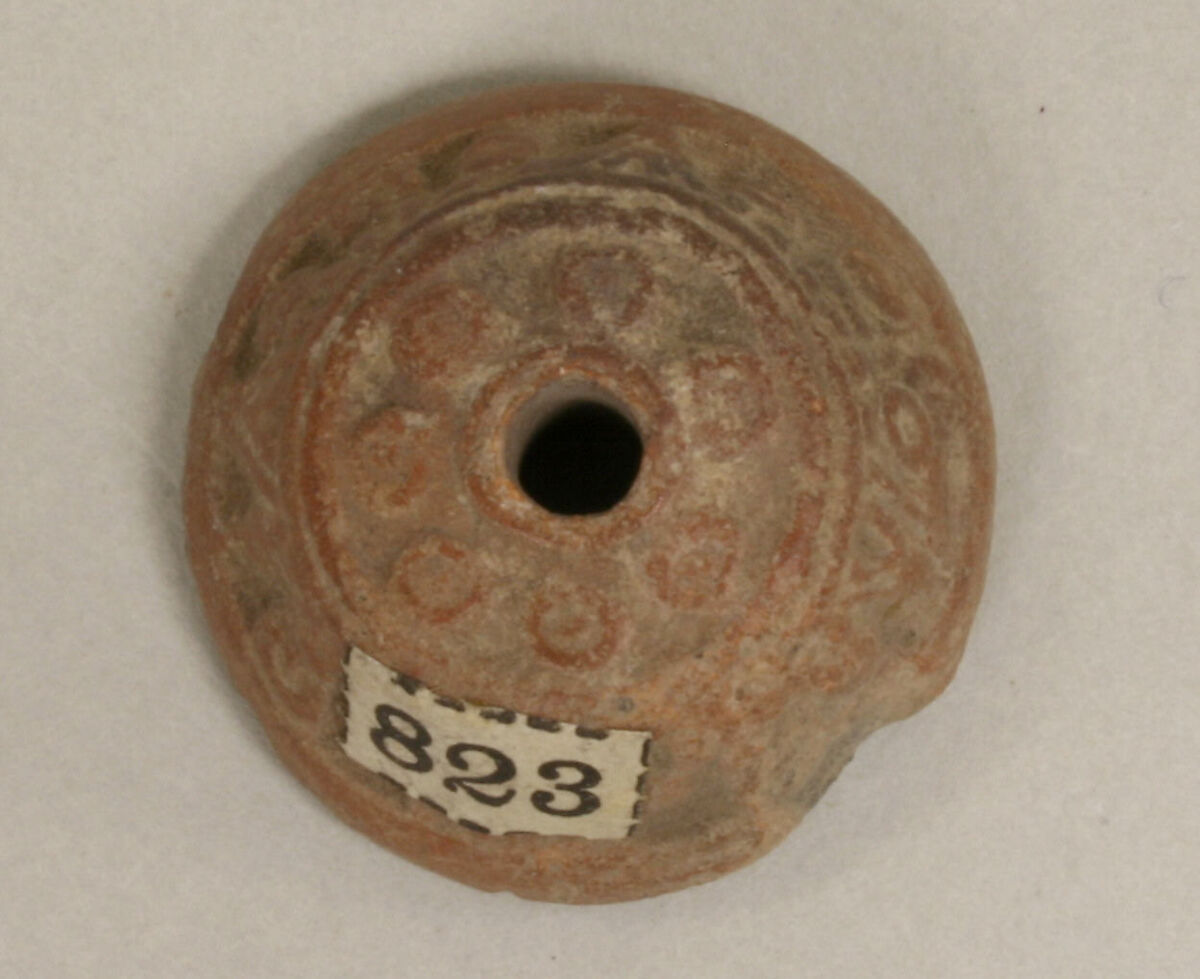 Spindle Whorl, Ceramic, Mexican 