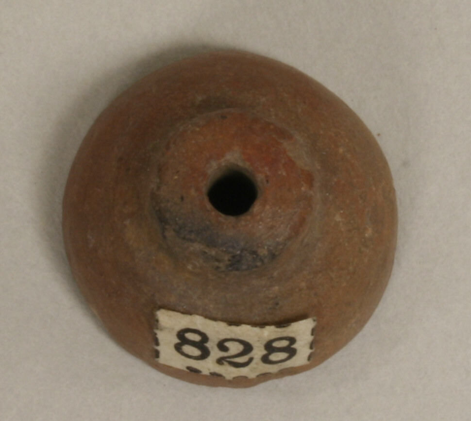 Spindle Whorl, Ceramic, Mexican 