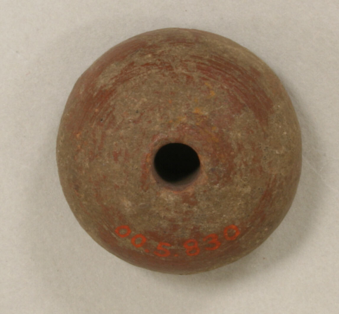 Spindle Whorl, Ceramic, Mexican 