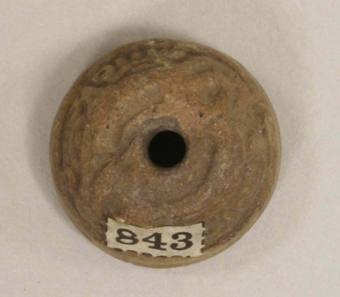 Spindle Whorl, Ceramic, Mexican 