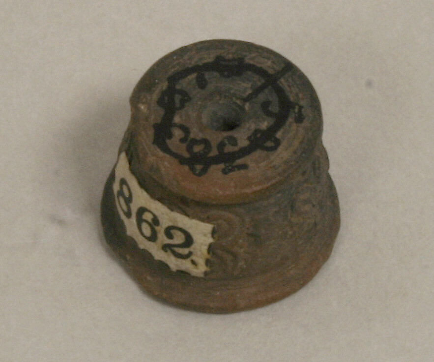 Spindle Whorl, Ceramic, Mexican 