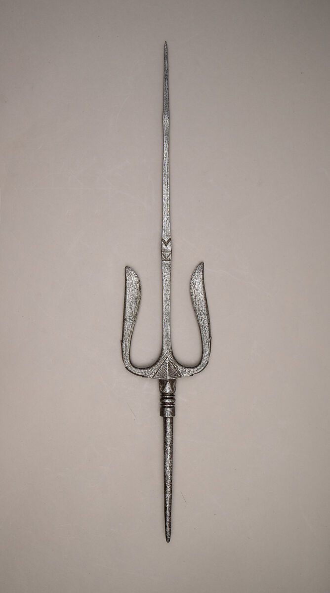 Trident Spearhead, Steel, Javanese