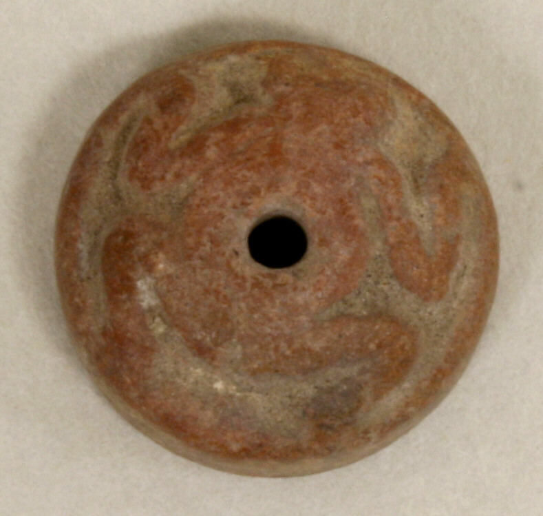 Spindle Whorl, Ceramic, Mexican 