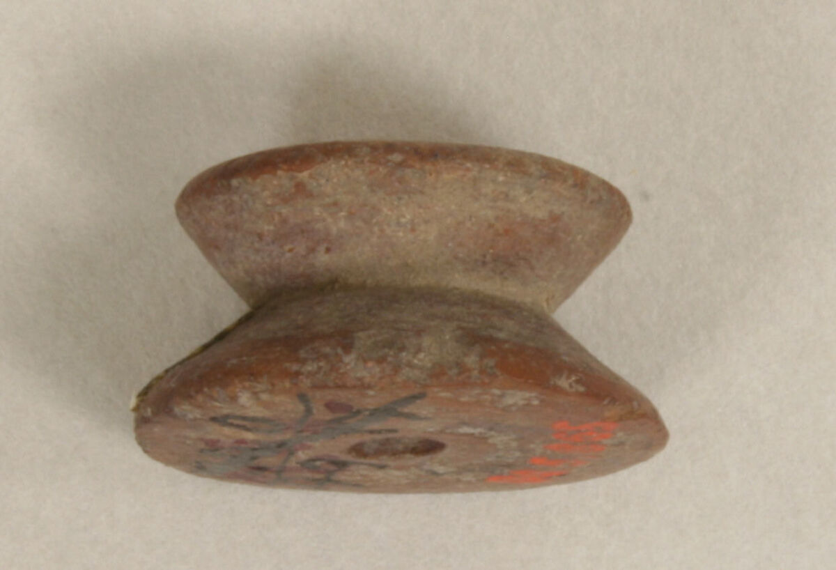 Spindle Whorl, Ceramic, Mexican 