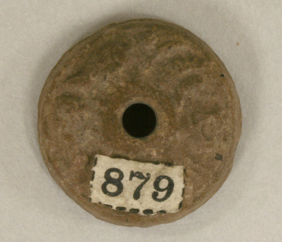 Spindle Whorl, Ceramic, Mexican